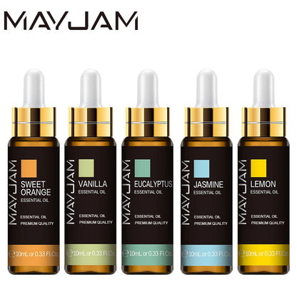 MAYJAM Essential Oils (5 bottles)