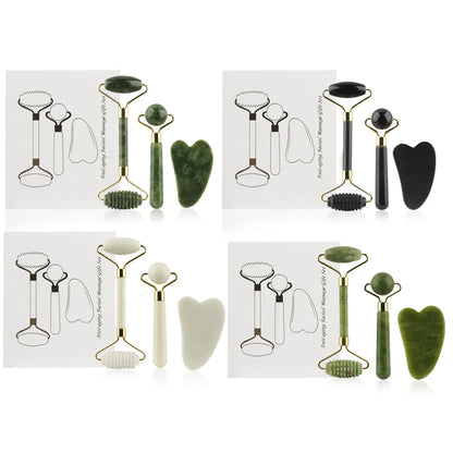 3-in-1 Jade Facial Roller Set